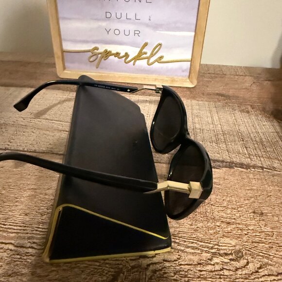Fendi Sunglasses Black and Gold main image 10